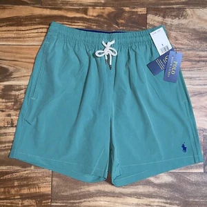 NEW Polo Ralph Lauren Swimwear Classics Pony Drawstring Men's Swim Trunks Size S - Picture 1 of 14