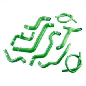 Green Silicone Radiator Hose Set For 93-98 VW Golf GTi MK3 2.0L 8V AGG ADY 115PS - Picture 1 of 16