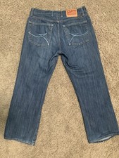 Lucky Brand Mens Jeans 30x28 McGuire 165 Straight Leg Blue Denim Y2K Faded Pants