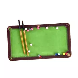 1/64 Scale Miniature Pool Table Resin Miniature Figures for Miniature Scenes - Picture 1 of 7