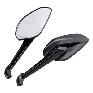 BLACK PAIR REAR VIEW MIRRORS FOR DUCATI STREETFIGHTER V2 V4 V4S SP SP2 20-224 CA - Foto 1 di 8