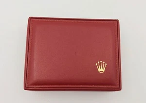 Rolex 14.00.01 Datejust scatola rossa vintage per orologi watch box Rarissima - Imagen 1 de 12