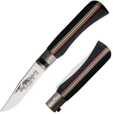 Old Bear Small Classical Folding Knife 2.75" 1.4060 Steel Blade Wood Handle - Image 1 of 3