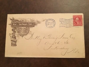 ICOLLECTZONE US NY 1912 Shipman's Sons Copertina pubblicitaria stazionaria (E800) - Foto 1 di 3