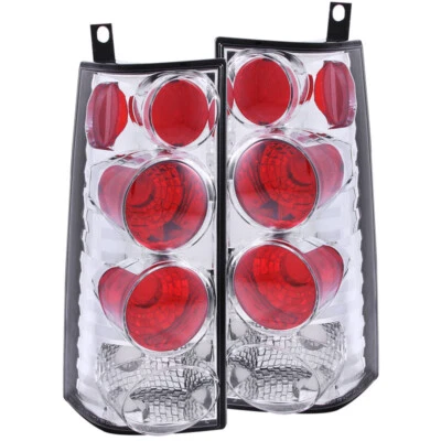 ANZO 2003-2015 Chevrolet Express Taillights Chrome - Imagem 1 de 4
