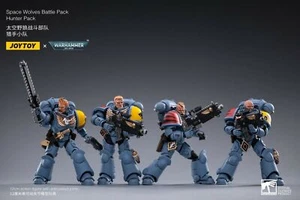 NEW JoyToy WARHAMMER 40K 1:18 Hunter Pack Space Wolves Battle Pack SET in stock - Picture 1 of 7