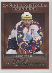 2012-13 OFS Plus ELH Czech Extraliga Exclusive Edition David Krejci #15