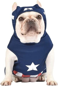 Disfraz de Halloween Fetch For Pets Marvel Vengadores Capitán América Perro XS NUEVO CON ETIQUETAS NUEVO - Imagen 1 de 7