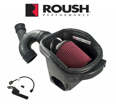 Ford F150 EcoBoost V6 2015-2017 admisión de aire frío Roush con emblema doble turbo de 3,5 L Foto 1 de 3