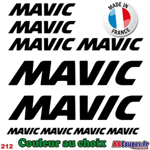 10 Stickers Mavic - Stickers Adhesive Framework Bicycle Bike Wheels - 212 - Picture 1 of 2