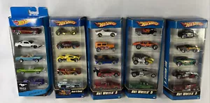 Hot Wheels 5 pack NIP Gift Pack 5 packs as is Mustang Hot Wheels 5 Blast Crash - Picture 1 of 24