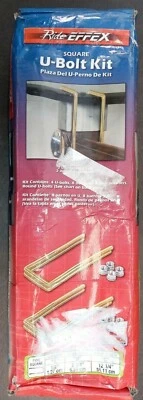 Kit quadrado de molas de folha de montagem Ride Effex (4) parafuso em U 1/2" x 2-3/4" x 12-1/4"  - Imagem 1 de 2