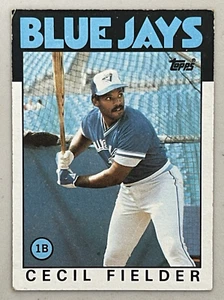 1986 Topps Baseballkarte #386 Cecil Fielder Toronto Blue Jays - Bild 1 von 2