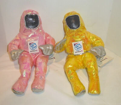 PENTIUM II BUNNY SUIT LOT Pink & Yellow Suit Plush 7" pc processor bean bag NEW - Image 1 of 3