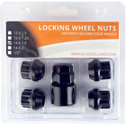 Ellis Excellence M14 x 1.5 Open-Ended Alloy Wheel Locking Nuts (BLK) (Set of 4)
