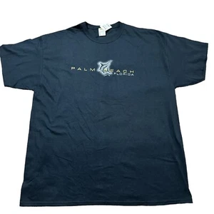 Palm Beach Florida T-shirt Men’s 2XL Black Short Sleeve NWT - Picture 1 of 6