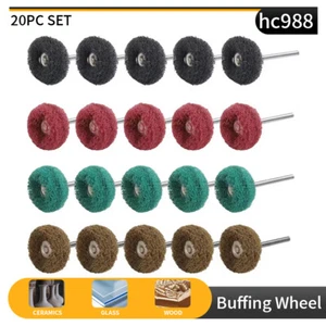 Broca herramienta giratoria Dremel rueda pulidora cepillo rueda abrasiva 20 un. - Imagen 1 de 7