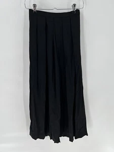 Gianni Sport Vintage Skirt Womens 4 Small Black Stretchy Pleated Midi Length - Picture 1 of 12