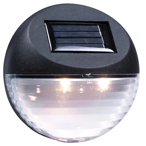 Solar Powered Fence/Wall Spot Light Outdoor Wireless Home Garden Lighting - Picture 1 of 5