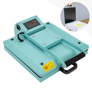 15"X15" DIY Digital Clamshell T-shirt Heat Press Machines Sublimation Transfer - Picture 1 of 20