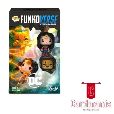 Wonder Woman 1984 - Wonder Woman & Cheetah Pop! Funkoverse Strategy Game 2-Pack - Image 1 of 2