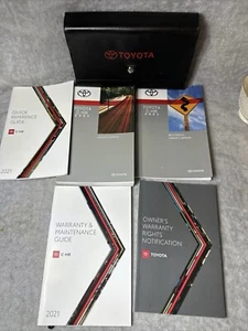 2021 TOYOTA C-HR OWNERS MANUAL SET. Includes Case And Multimedia Book - Picture 1 of 7