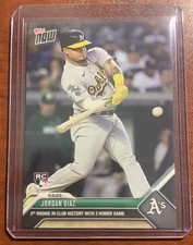 Jordan Diaz Rookie Card 3 HR Game Oakland Athletics 2023 Topps Now #261, PR: 857