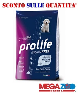 Prolife Dog GrainFree Sensitive sogliola e Patate Puppy Medium Large Kg.10 - Foto 1 di 1