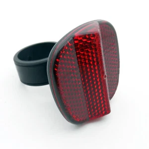 Riflettore posteriore bicicletta - supporto reggisella - adatto a 25,4-29,2 mm - Foto 1 di 3