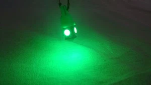 2 x Green 194 168 2825 5 SMD Bright LED Bulbs for License Plate Lights (Green) - Picture 1 of 6
