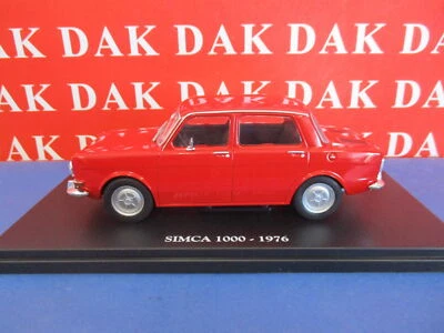 Die cast 1/24 Modellino Auto Simca 1000 Red 1976 - Immagine 1 di 4