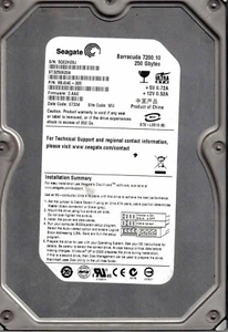 ST3250620A, 9BJ04E-305, 3.AAE, WU, 5QE2, SEAGATE IDE 250GB - Picture 1 of 1