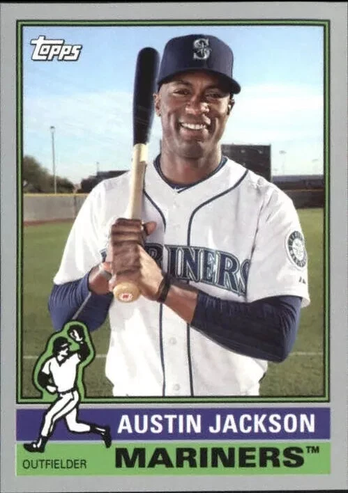 Austin Jackson 2015 Topps Archives #140 Silver Parallel #'d /199 - Image 1 of 1