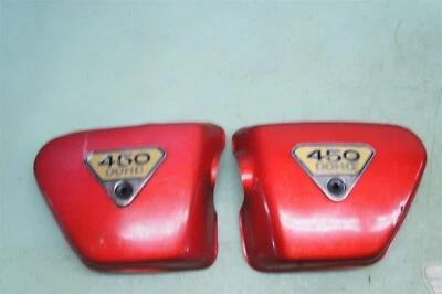 1968 HONDA CL450 CL 450 CB450 CB БОКОВАЯ КРЫШКА ЛЕВАЯ ПРАВАЯ ПАРА ИЗЯЩНЫЙ OEM *2067 - Изображение 1 из 4