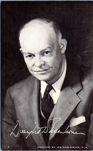 General Dwight D Eisenhower - Presidential Campaign Postcard - c1952 - Picture 1 of 2