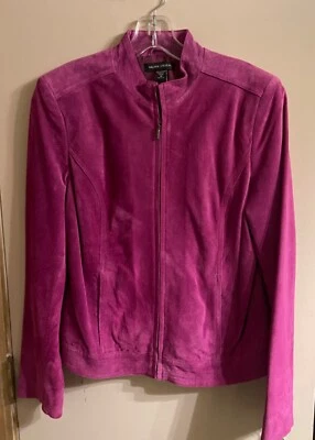 HERMOSA CHAQUETA DE GAMUZA VALERIE STEVENS talla M PVP. $168 NUEVO CON ETIQUETAS Foto 1 de 3