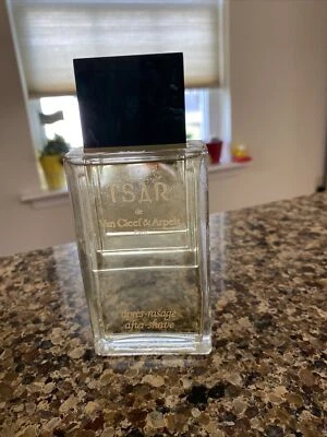 Salpicaduras para después del afeitado Tsar De Van Cleef & Arpels 3,3 FL. OZ. Vintage completo sin caja. Foto 1 de 4