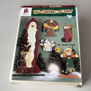 Fall/Winter Delight Wood Provo Crafts Patterns By Annette Ward -Booklet Vtg 1995 - Picture 1 of 6