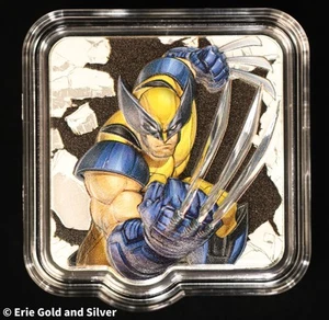 2025 Niue Marvel Wolverine Slash 2 oz Silver Coin in OGP - Picture 1 of 6