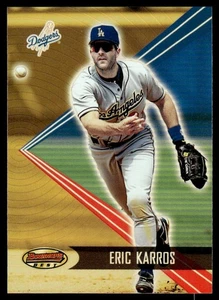 2001 Bowman's Best Eric Karros Los Angeles Dodgers #97 - Picture 1 of 2