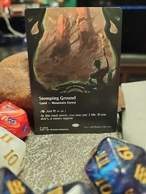 MTG Stomping Ground - Borderless art - Edge of Eternities #0283 - Image 1 of 2