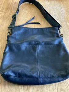 Margot Black Leather Large Convertible Crossbody Bag - Picture 1 of 8