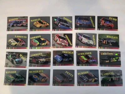 1995 Nascar Traks Racing Machines Prism Foil First Run 20 Card Set Gordon Petty - Image 1 of 4