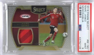 2016-17 Panini Select Memorabilia Marc Janko #M-MJ PSA 9 MINT Rookie RC - Image 1 of 2