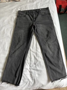 Volcom Men’s Modown Relaxed Tapered Black Denim Jeans Pants 33 - Picture 1 of 11