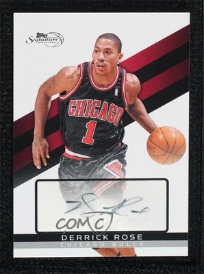 2008-09 Topps Signature Auto/649 Derrick Rose #TSA-DR Rookie Auto RC Foto 1 de 2