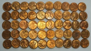1947-S Lincoln Wheat Cent Pennies Coin Roll Penny Lot Set - Uncirculated - LG292 - Picture 1 of 3