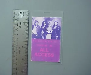 Corazón Backstage Pass OTTO Laminado Tour '85-86 ROSA Todo Acceso - Imagen 1 de 1