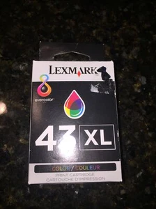 Lexmark 43XL (18Y0143) Color Ink Cartridge GENUINE NEW -N - Picture 1 of 3