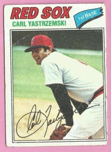 1977 Topps Baseballkarte #480 Carl Yastrzemski Boston Red Sox *A9 - Bild 1 von 2